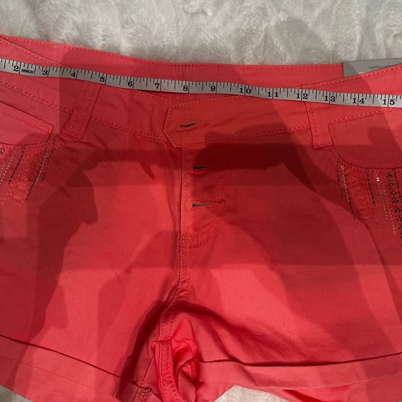 Vanity Pink Jean Shorts Casual Summer Style - Picture 6 of 6